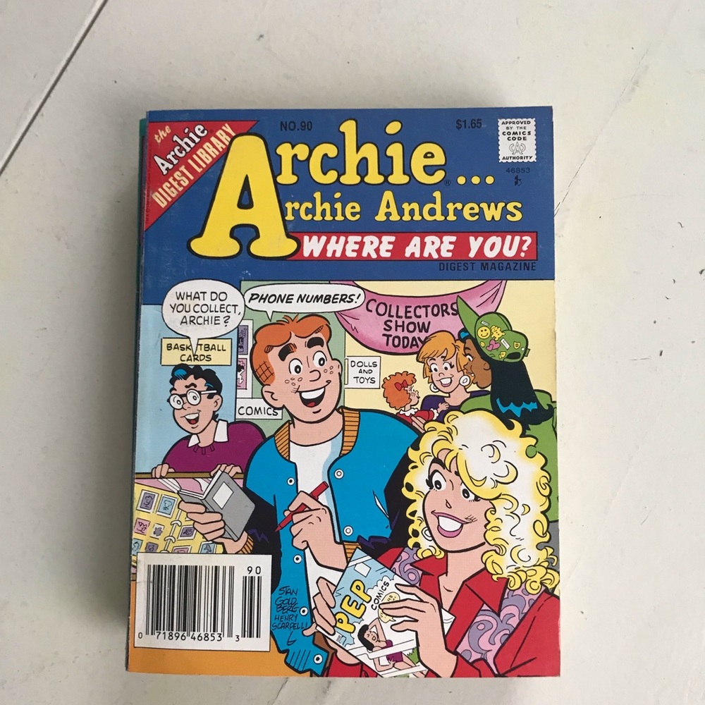 Archie Andrews Digest Magazine #90- Colorful Comic Cover